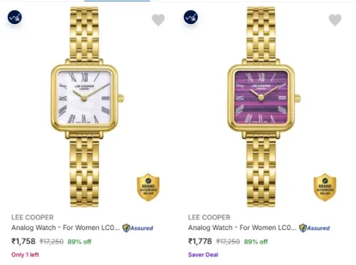 Image of LEE COOPER Wrist Watches at minimum 89% Discount