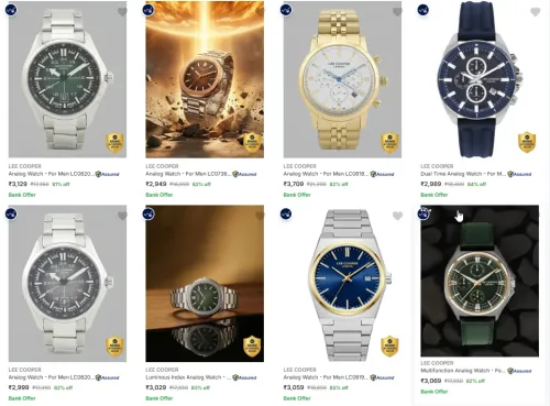 Image of LEE COOPER Wrist Watches at minimum 84% Discount