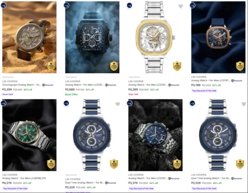 Image of LEE COOPER Wrist Watches at minimum 84% Discount