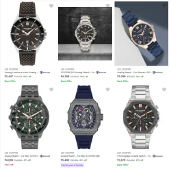 Lee Cooper Wrist Watches @ Minimum 80% Discount