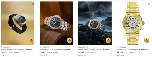 Image of Lee Cooper Wrist Watches Upto 88% Discount