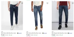 Lee Men Jeans Minimum 70% Discount