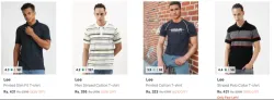 Lee men t-shirts at minimum 82% Discount
