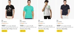 LEE Men Tshirt Minimum 70% Discount