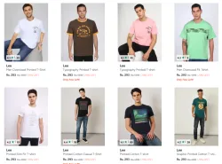 Lee Men Tshirt Starting @ ₹293