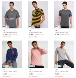 LEE Men Tshirt Starting @ ₹319