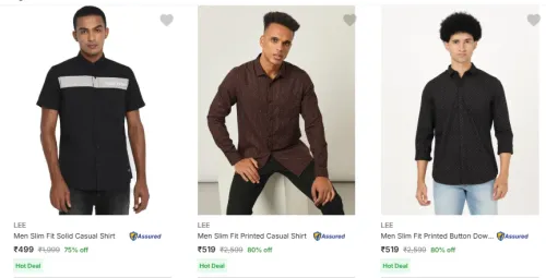 Image of Lee Men's Casual Shirts @ Up to 80% Discount