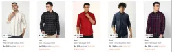 Lee Mens Casual Shirt at minimum 80% Discount