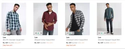 LEE Men's Shirts at 81% discount