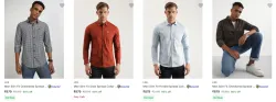 Lee Mens Shirts at minimum 60% Discount