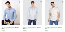 Lee Mens Shirts at minimum 70% Discount