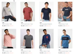 Lee Mens T-Shirts at ₹323