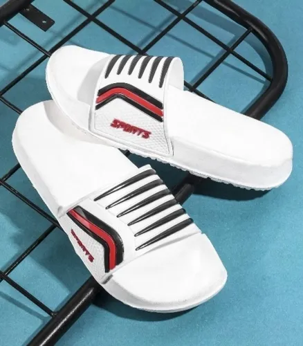 Image of Lee Won Men Slides (White , 8)