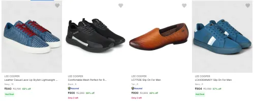 Image of Lee Cooper Men’s Formal Shoes upto 69% Discount
