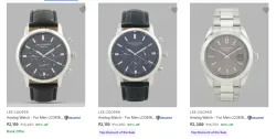 Lee Cooper Mens Wrist Watches upto 85% Discount