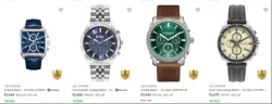 Lee Cooper Wrist Watches At Minimum 80% Discount