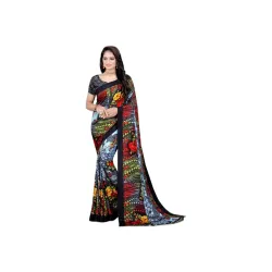 leelavati Printed Bollywood Crepe Saree 