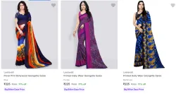 Leelavati Womens Sarees upto 77% Discount