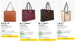 LEGAL BRIBE Tote Bag starting @ ₹250