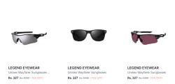 Legend Unisex Sunglasses at Minimum 70% Discount