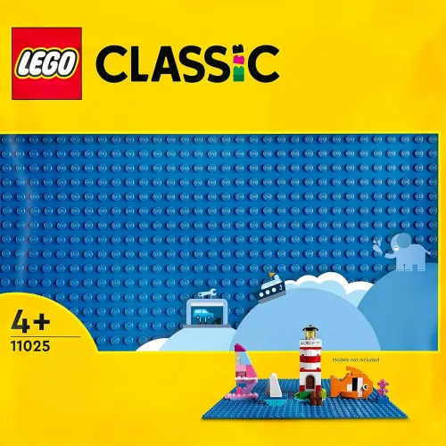 Image of LEGO 11025 Blue Building Baseplate for Kids