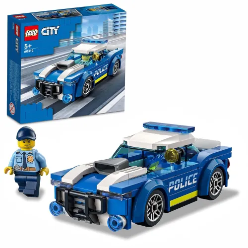 Image of LEGO City Police Car 60312 Building Kit (94 Pcs),Multicolor