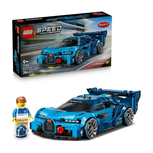 Image of LEGO Speed Champions Bugatti Vision Gran Turismo Hyper Sports Car 77253