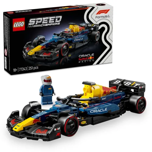 Image of LEGO Speed Champions Oracle Red Bull Racing RB20 F1 Race Car Vehicle Set 77243