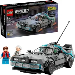 LEGO Speed Champions Time Machine from Back to the Future 77256 (Multicolor)