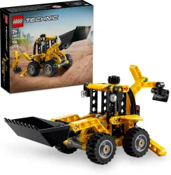 LEGO Technic Backhoe Loader Construction Toy Vehicle Set 42197 (104 Blocks) (Multicolor)