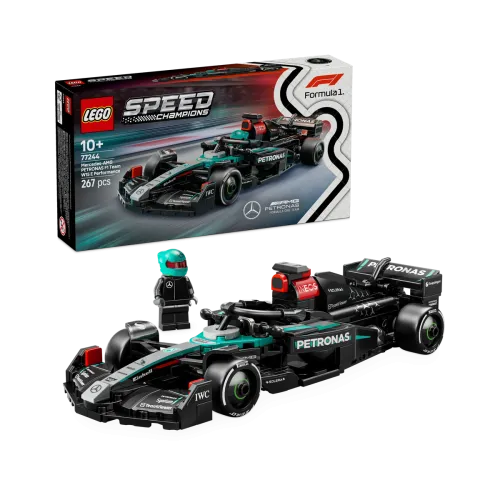Image of LEGO Speed Champions Mercedes-AMG F1 W15 Race Car Toy Vehicle 77244 (267 Blocks) (Multicolor)