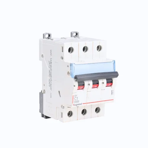 Image of Legrand DX3 Triple Pole 1A C Curve MCB