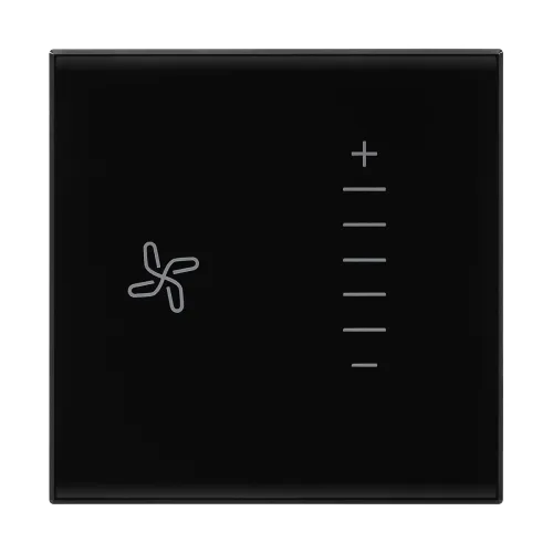 Image of Legrand Lyncus 2M 100W Touch Fan Regulators | PMMA Mechanism, Electronic Enclosure, Polycarbonate, Double module mechani