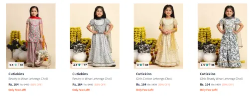 Image of Lehnga Choli Minimum 80% Discount