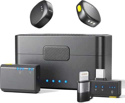 Image of Lekato LWM02 Wireless Noise Cancelling Microphone