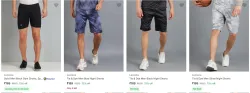 Lemona Mens Shorts at minimum 70% Discount