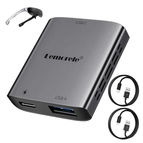 Image of Lemorele Lightning to USB C Video Converter Compatible with iPhone