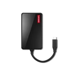 Lenovo 100 USB-C Travel Dock Charging Host Upto 100W | 3xUSB-A 3.0