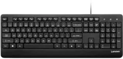 Lenovo 110 USB-A Wired Keyboard Wired USB Standard Desktop Keyboard Compatible with Desktop (Black)