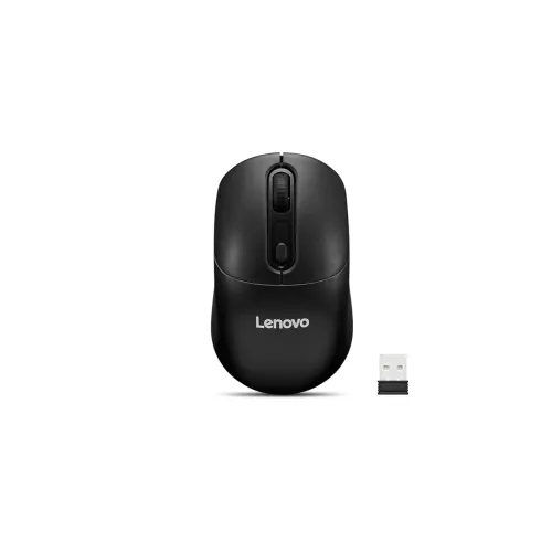 Image of Lenovo 210 Wireless USB A Compact Mouse, 1600 DPI Optical Sensor, 2.4GHz Wireless Nano USB, 10m Range, 3Yr Warranty, 3-B
