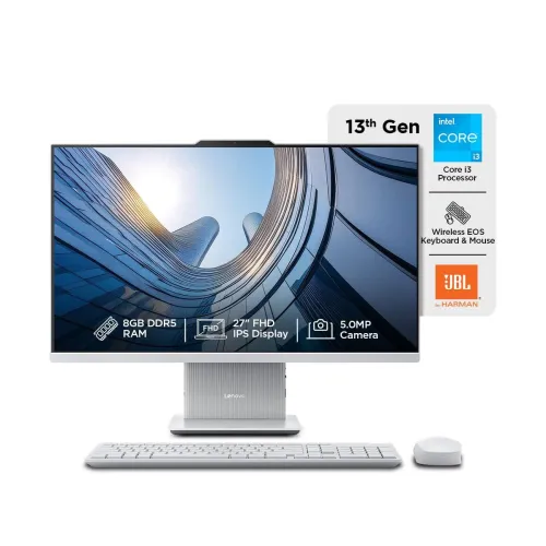 Image of Lenovo 27" IdeaCentre AIO i3 Desktop PC