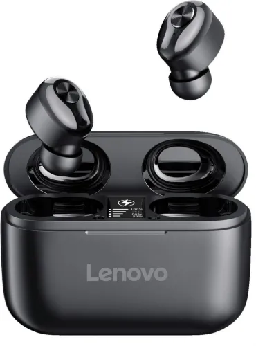 Image of Lenovo HT18 Bluetooth  (Black, True Wireless)