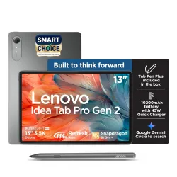 Lenovo Idea Tab Pro Gen 2 with Pen Plus {Smartchoice} 13 Display