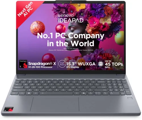 Image of Lenovo IdeaPad Slim 3 Snapdragon X (16GB/1TB SSD, 15.3-inch)