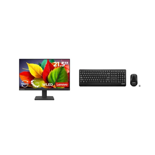 Image of Lenovo L22-4e | 21.5" (55.88cm) FHD IPS 100Hz Ultraslim Monitor 210 Wireless