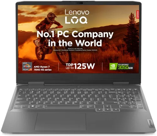 Image of Lenovo LOQ AI Powered AMD Ryzen 7 Octa Core Laptop