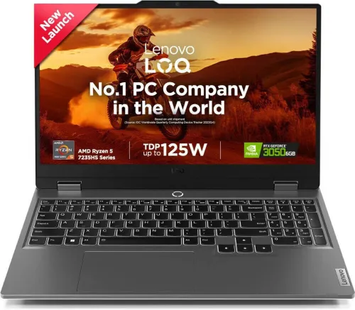 Image of Lenovo LOQ Ryzen 5 RTX 3050 Laptop (24 GB/512 GB SSD)