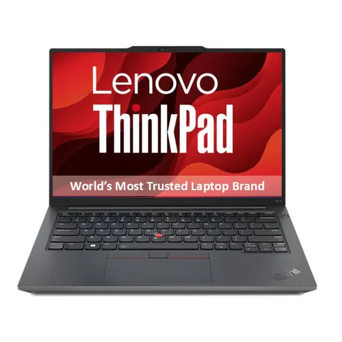 Image of Lenovo ThinkPad E14 Intel Core i7 13th Gen Laptop (16GB RAM/512GB SSD)