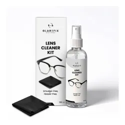 Lens Cleaner Kit – 100ml Streak-Free Spray + Microfiber Cloth 