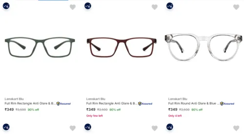 Image of Lenskart Blu Frames at minimum 85% Discount
